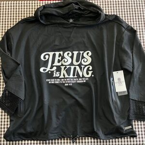 Christian Jesus is King Sweatshirt Size 2X Brand New